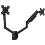 Tooq Soporte de Pared para 2 Monitores LP1434TNR-B Giratorio Inclinable Rotatorio Negro hasta 10kg por Brazo Ajustable VESA 75x75/100x100